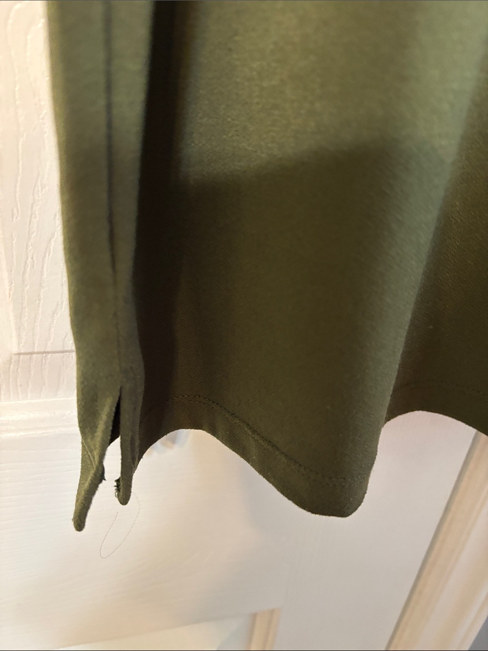 Banana Republic Olive V-Neck Flutter Sleeve Tunic - Picture 7 of 10